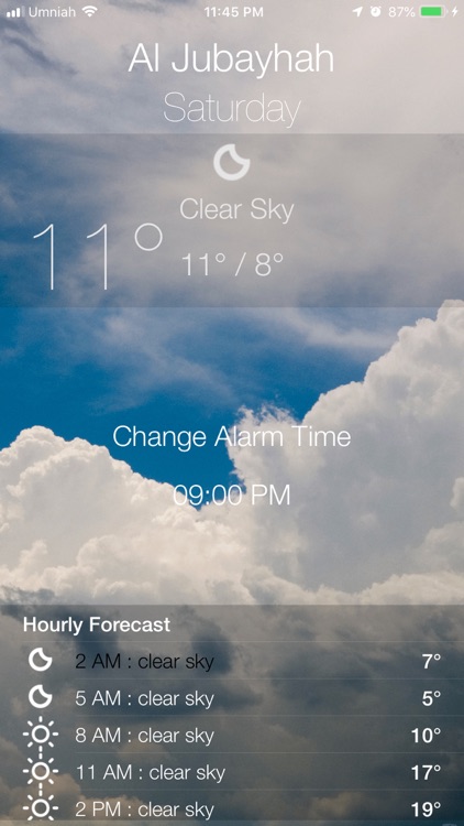 Weather Alarm منبه الطقس والجو