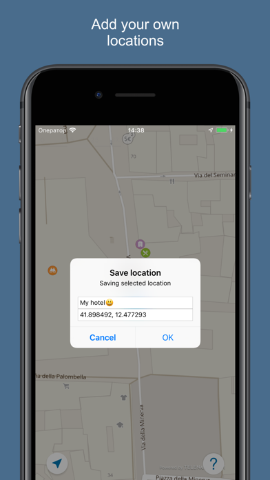 Rome 2017 — offline map screenshot 4
