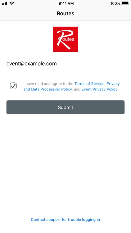 Routes Events App