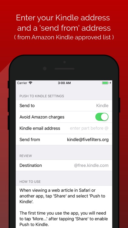 Push for Kindle