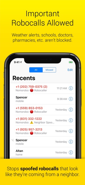 Nomorobo Robocall Blocking On The App Store - roblox free phone number