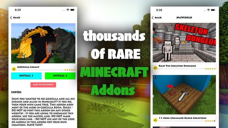 Addons For Minecraft New MCPE