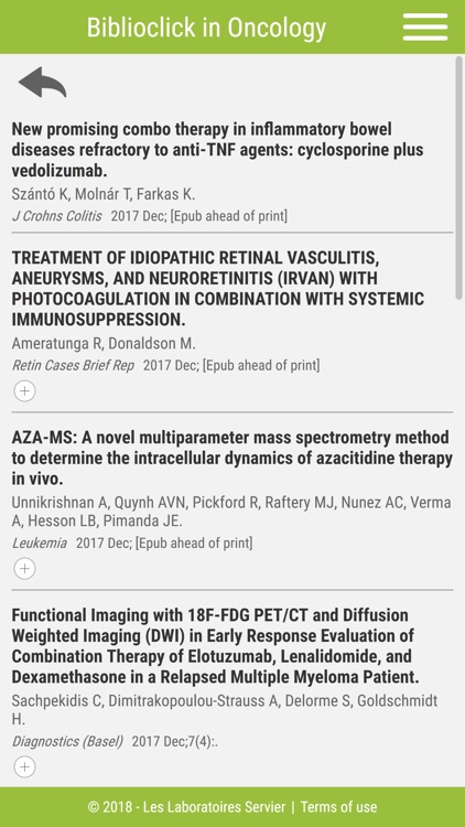 Biblioclick in Oncology