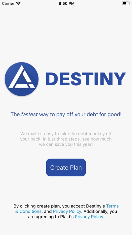 Destiny Debt Robo-Advisor