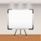 A whiteboard (also known by the terms marker board, dry-erase board, wipe board, dry-wipe board, and pen-board) is a glossy, usually white surface for nonpermanent markings