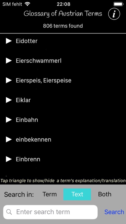 Glossary of Austrian Terms screenshot-3