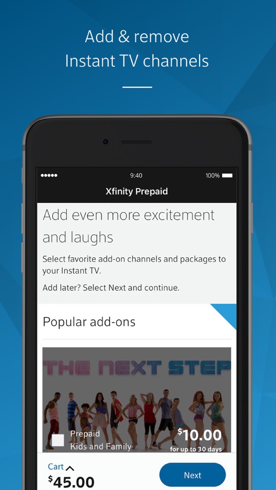 Xfinity Prepaid App for iPhone Free Download Xfinity Prepaid for