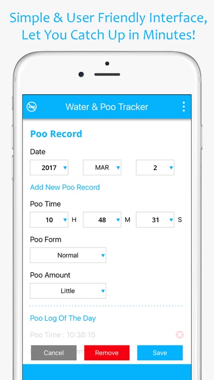 Water Reminder & Poo Tracker