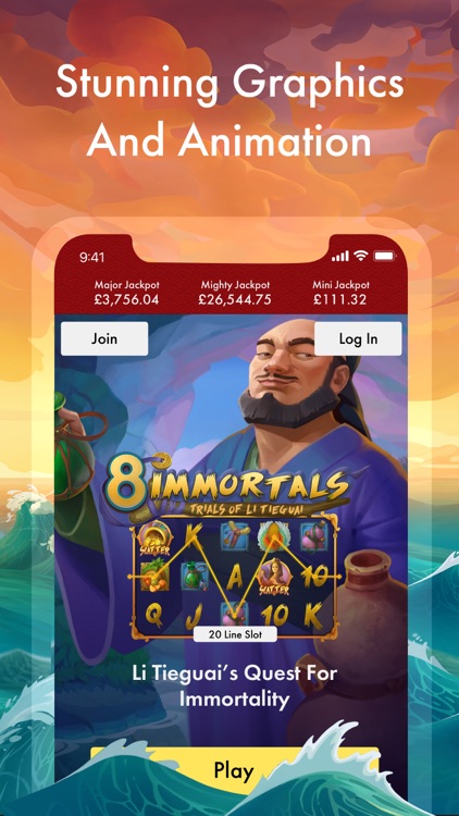 8 immortals jackpot