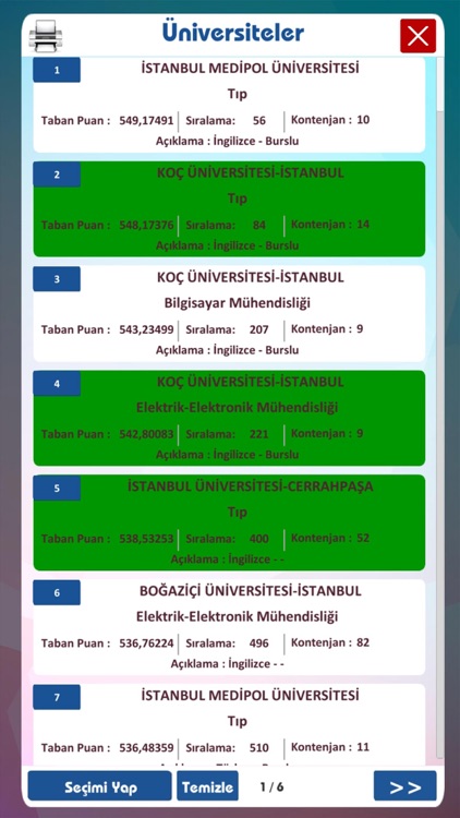 2019 YKS Tercih Robotu screenshot-3