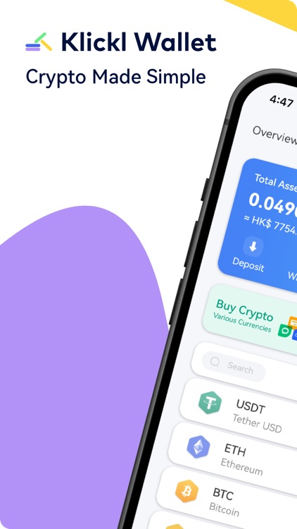 Klickl Wallet: Buy & Crypto