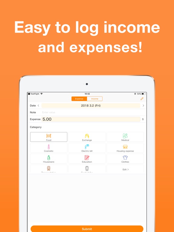 Expense Manager - MoneyNote screenshot 4