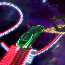 Neon Car Racing Stunts