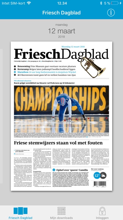 Friesch Dagblad digitale krant