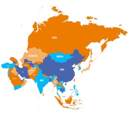 Asian Country Flag and names