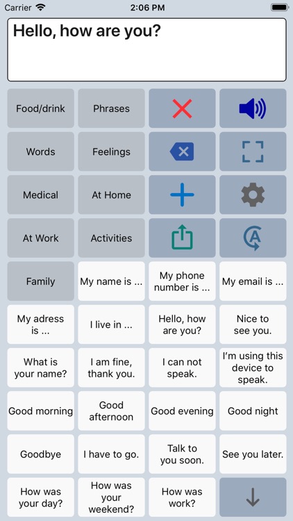 Speech Assist Switch