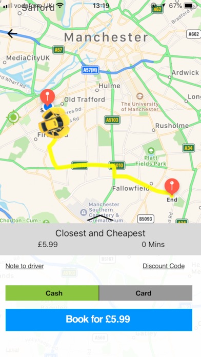 Cabs.com screenshot 2