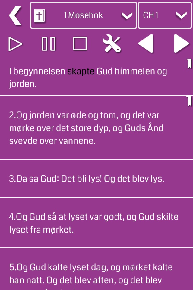 Norweign Bible Audio screenshot 2