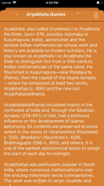 Aryabhata Quotes App