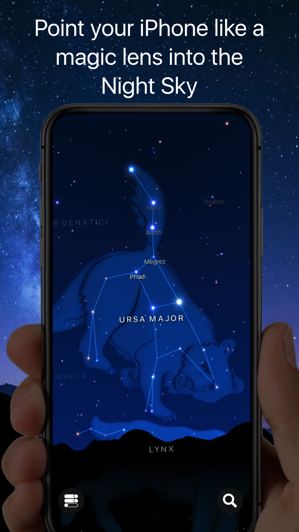 Screenshot do app Starlight - Explore the Stars