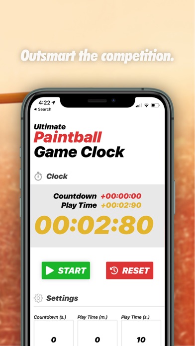 Ultimate Paintball Game Clock screenshot 3