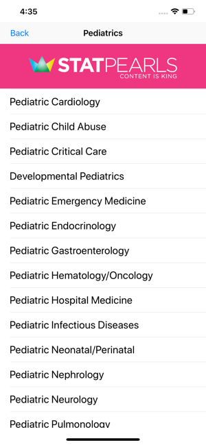 Pediatrics Quizzing