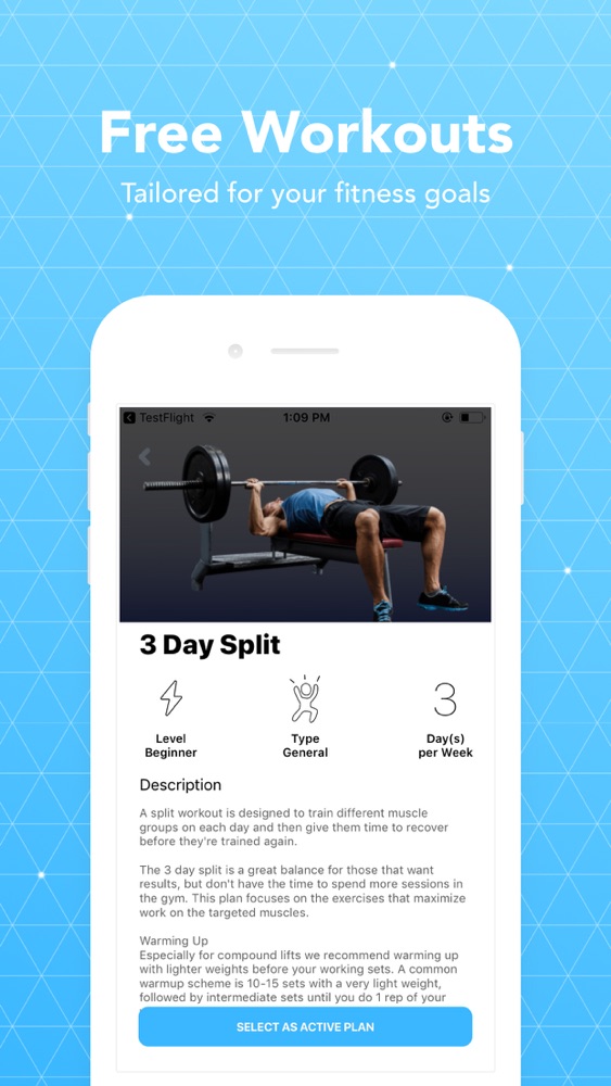 6 Day Workout Planner App Free for Fat Body