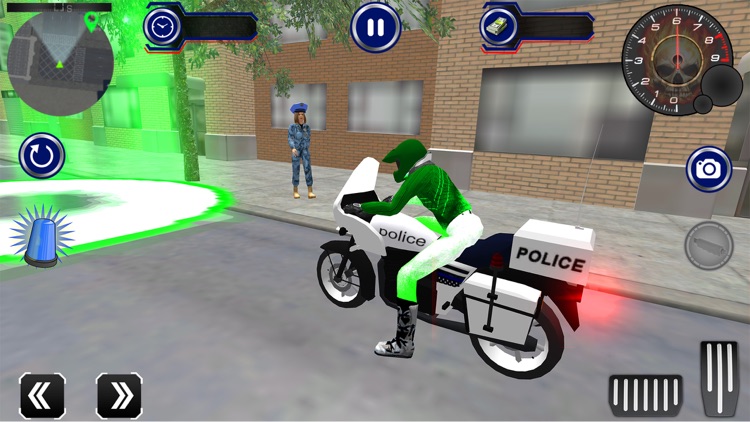 US Police Bike Transporter Sim screenshot-3