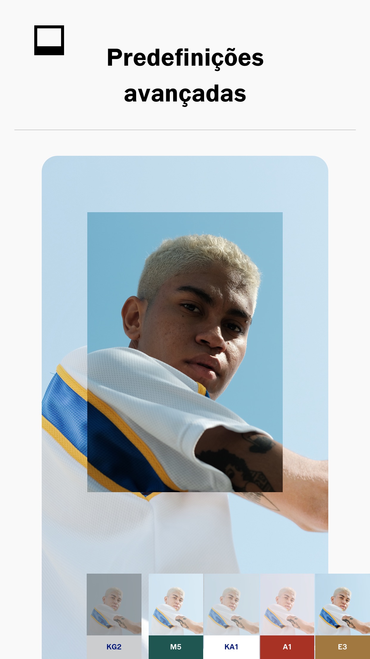 Screenshot do app VSCO: Editor de Fotos e Vídeos