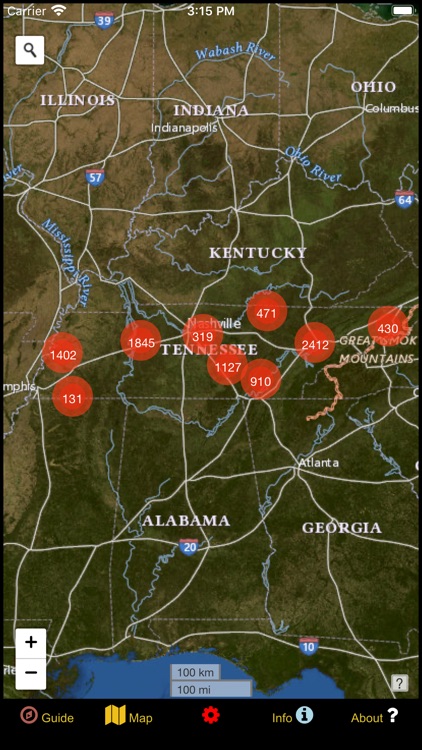 Tennessee Mushroom Forager Map screenshot-2