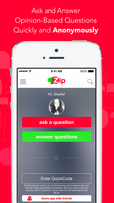 How to cancel & delete Zip - The Question Answer App from iphone & ipad 1