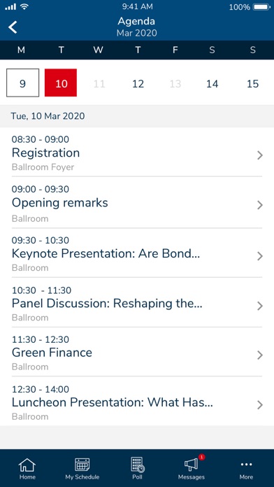 Erste Conferences screenshot 2