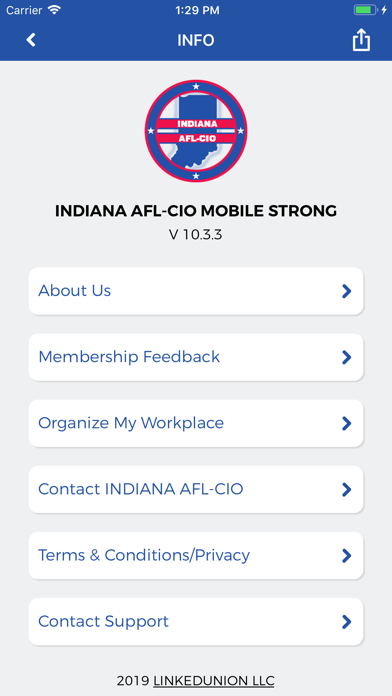 Indiana AFL-CIO screenshot 4