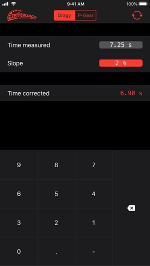 Zeitenjagd Calculator