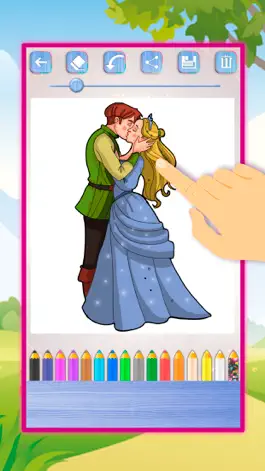 Game screenshot Fairy Princesses Coloring Book hack