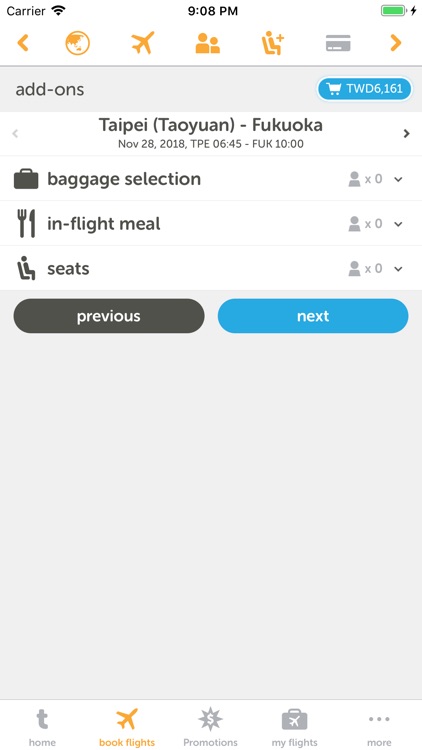 tigerair taiwan baggage