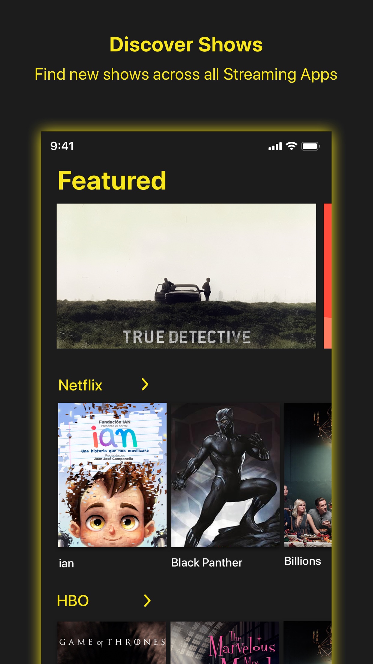 Screenshot do app Peel TV Guide