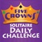 Note:  Five Crowns Solitaire is a daily puzzle that utilizes the same shuffle throughout the entire day