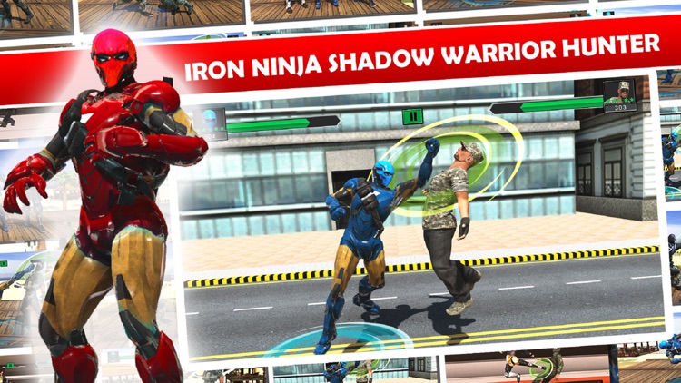 Iron Super Hero Ninja Battle screenshot-3