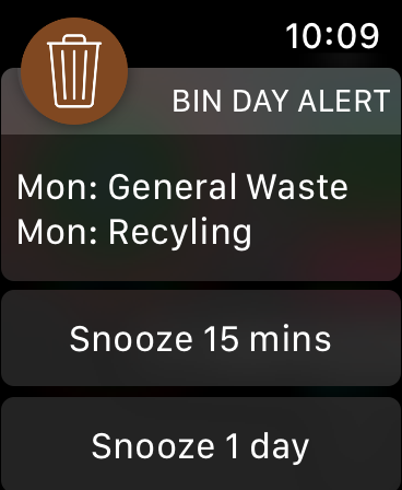 Screenshot #7 for Bin Day Alert
