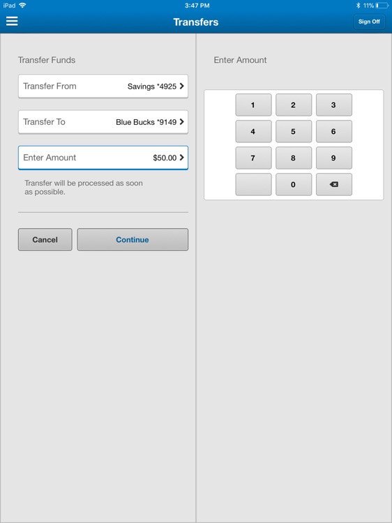 CapFed® Mobile for iPad screenshot-3