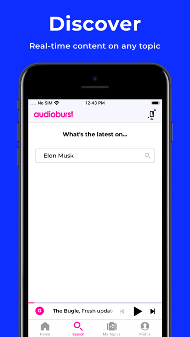 Audioburst: Short talk audio screenshot 3