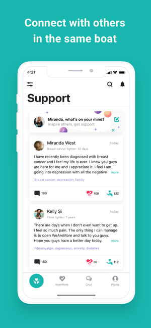 WeAreMore: Peer Support App(圖2)-速報App