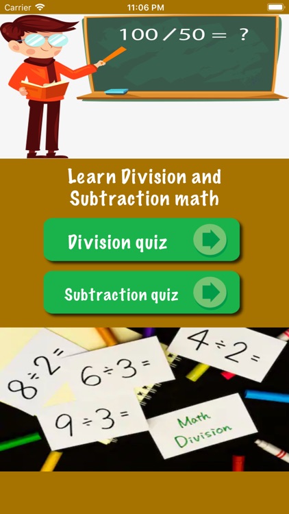 Division & Subtraction math