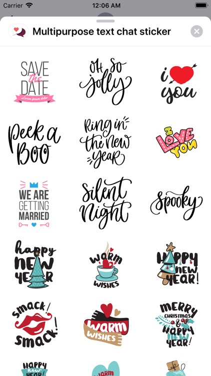 Multipurpose text chat sticker screenshot-7