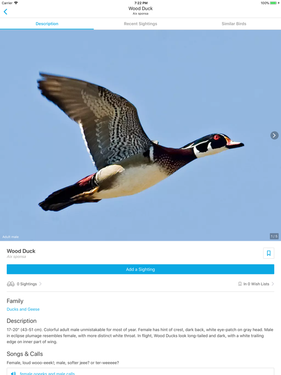 App Shopper: Audubon Bird Guide (Reference)