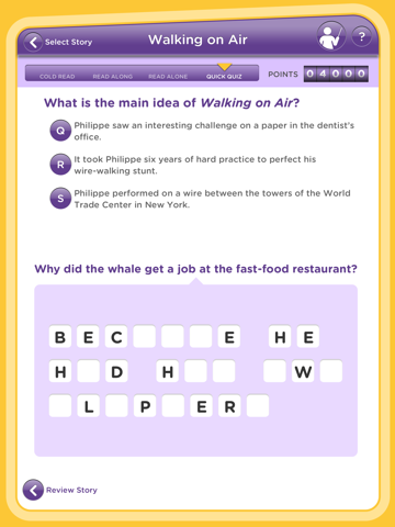 One Minute Reader Level 5 screenshot 4