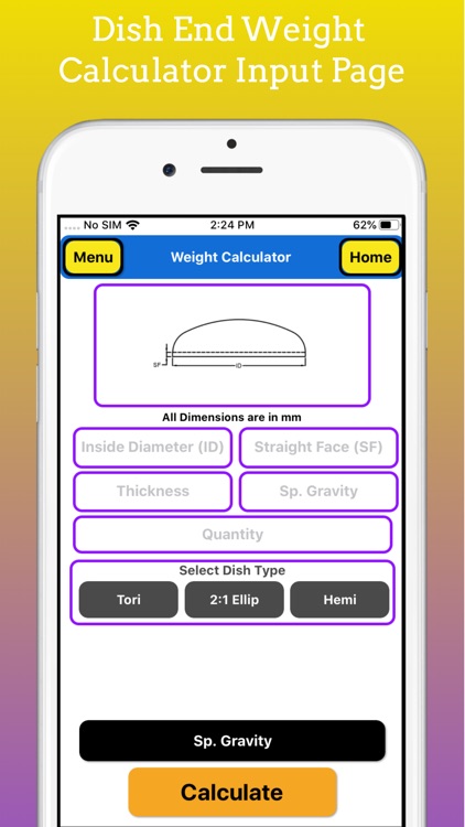 Fabrication Weight Calculator screenshot-2