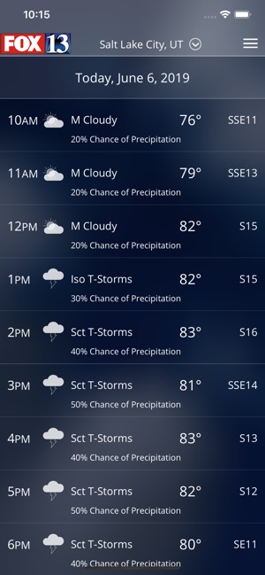 FOX13 Salt Lake City Weather(圖3)-速報App