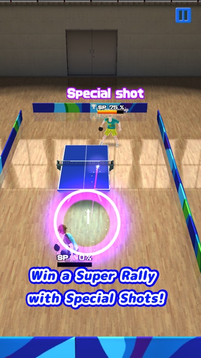 Super rally table tennis screenshot 3